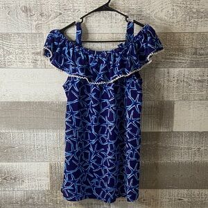 Crown & Ivy swim cover up or dress size small so pretty!! Starfishes